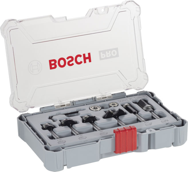 BOSCH PRO Kantenfräser-Set, 6-tlg
