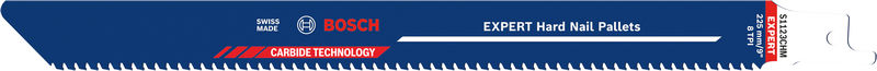 BOSCH EXPERT Hard Nail Pallets S1123CHM Säbelsägeblatt, 10-tlg. BOSCH EXPERT Hard Nail Pallets S1123CHM Säbelsägeblatt, 10-tlg.