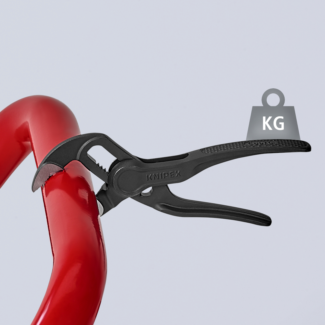 KNIPEX KNIPEX 87 00 100 BK Cobra® XS Rohr- und Wasserpumpenzange 100 mm grau atramentiert aufgeprägte, raue Oberfläche poliert KNIPEX KNIPEX 87 00 100 BK Cobra® XS Rohr- und Wasserpumpenzange 100 mm grau atramentiert aufgeprägte, raue Oberfläche poliert