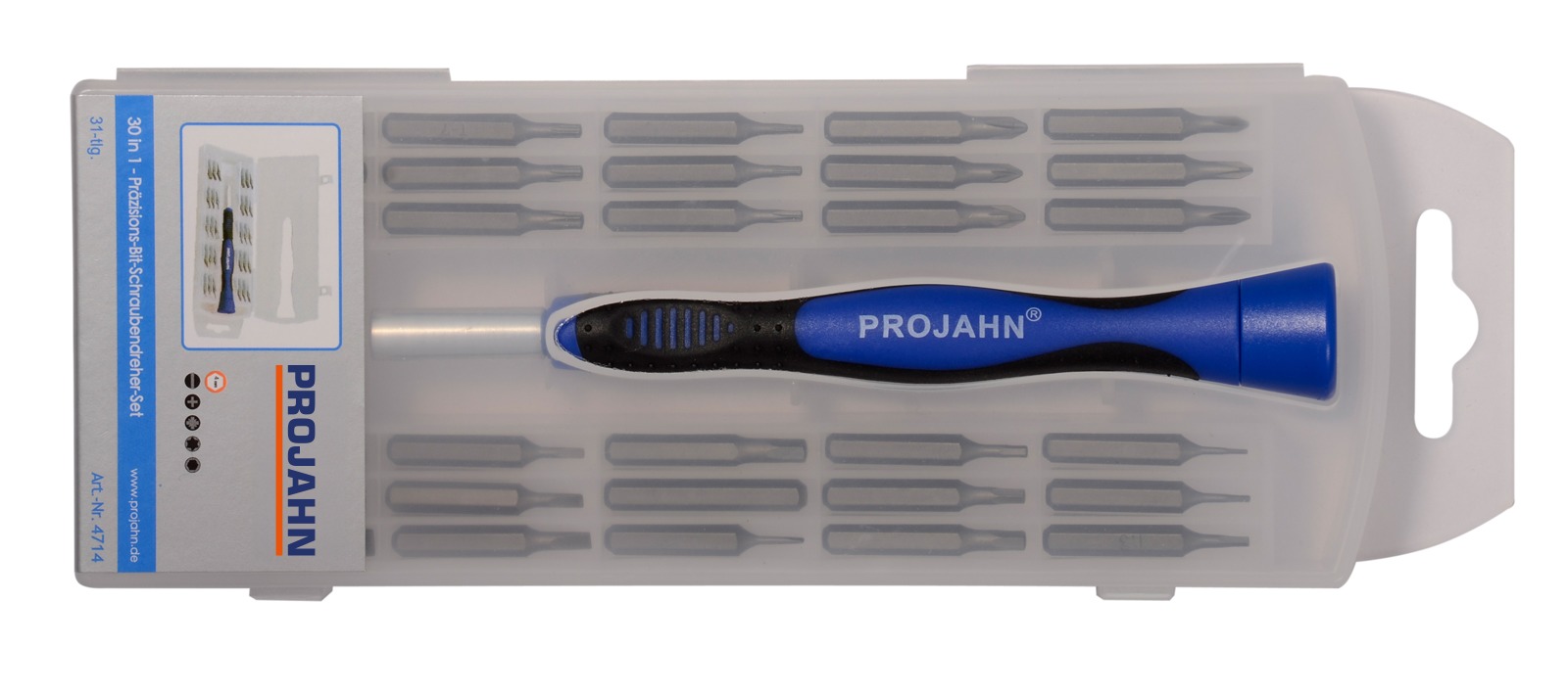 PROJAHN Präzisions Bit-Schraubendreher Satz 31-teilig