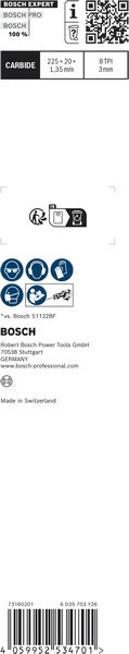 BOSCH EXPERT ‘Vehicle Rescue’ S 1157 CHM Säbelsägeblatt, 1 Stück