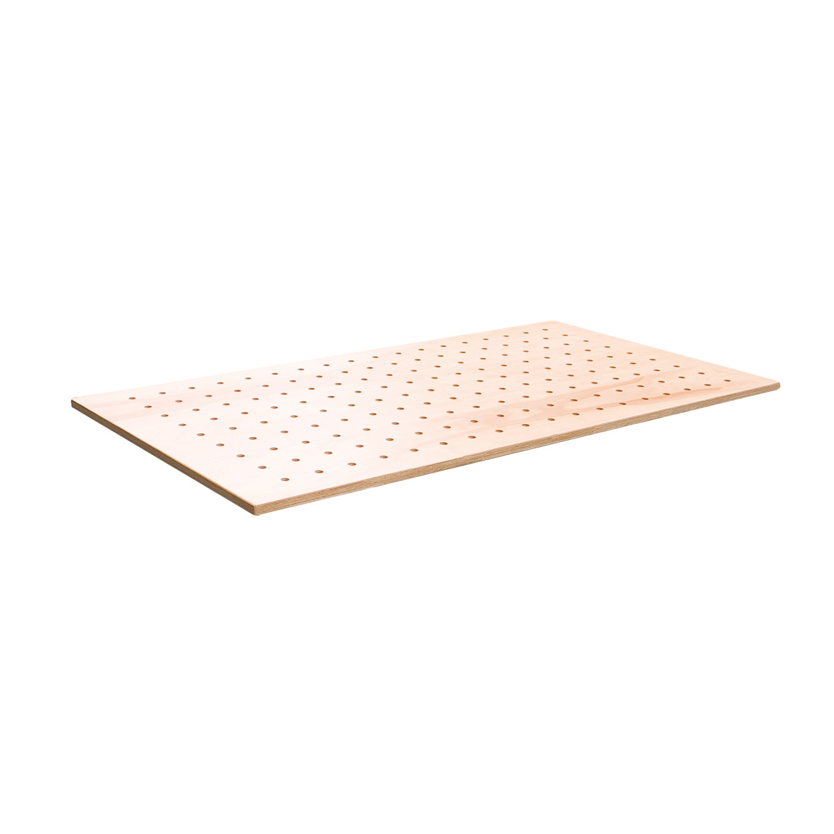 HOLZKRAFT Lochrasterarbeitsplatte Buche-Multiplex, 1600 x 790 mm