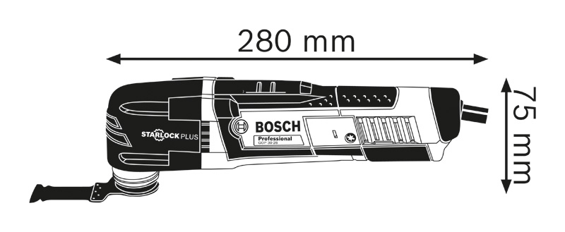 BOSCH Multifunktionswerkzeug GOP 30-28 BOSCH Multifunktionswerkzeug GOP 30-28