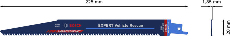 BOSCH EXPERT S1157CHM Vehicle Rescue Säbelsägeblatt, 3-tlg. BOSCH EXPERT S1157CHM Vehicle Rescue Säbelsägeblatt, 3-tlg.