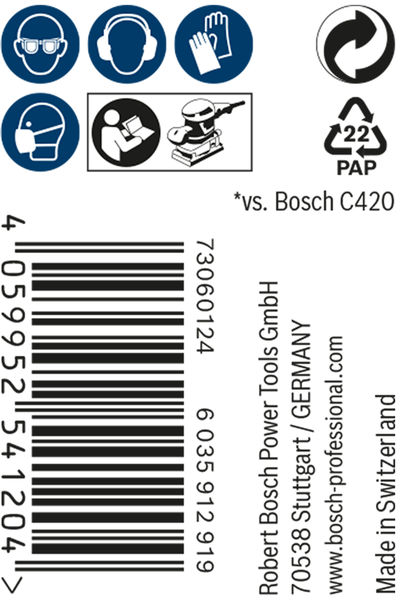 BOSCH EXPERT M480 Schleifnetzrolle, 93x5000mm, K24