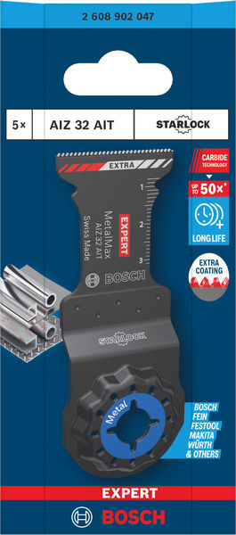 BOSCH EXPERT AIZ 32 AIT MetalMax Tauchsägeblatt, 32 x 40 mm, 5-tlg. BOSCH EXPERT AIZ 32 AIT MetalMax Tauchsägeblatt, 32 x 40 mm, 5-tlg.