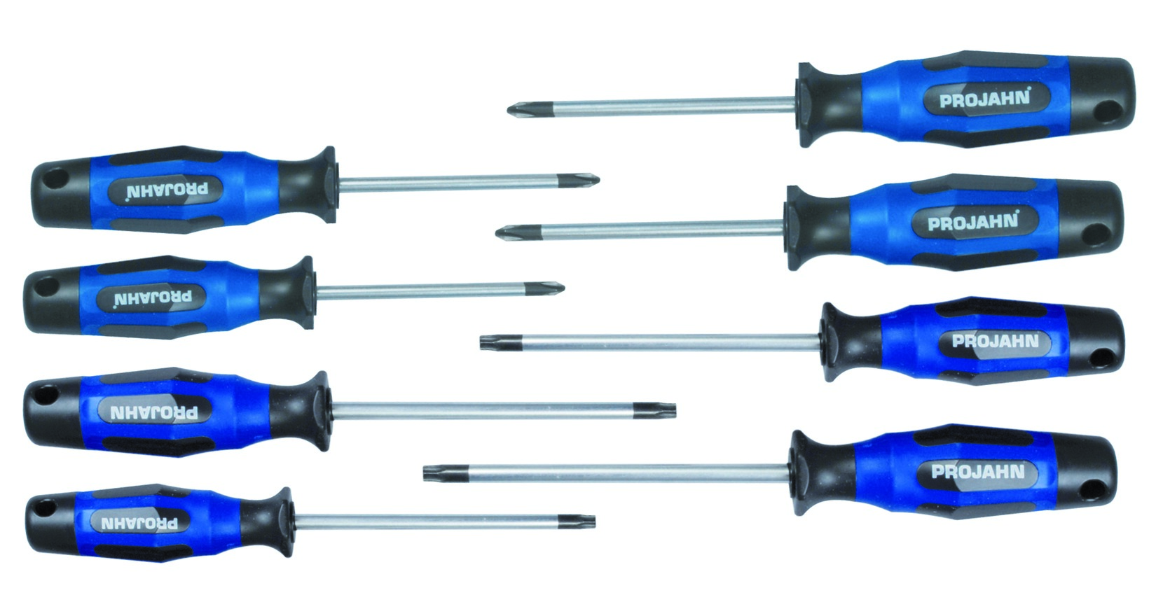 PROJAHN Schraubendreher Satz 8tlg (PH+PZ+Torx) PROJAHN Schraubendreher Satz 8tlg (PH+PZ+Torx)