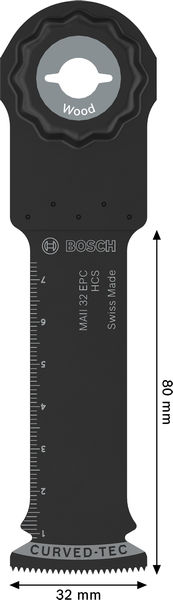 BOSCH MAII 32 EPC Holz Tauchsägeblatt, Starlock, 32 x 80 mm, TU25 BOSCH MAII 32 EPC Holz Tauchsägeblatt, Starlock, 32 x 80 mm, TU25