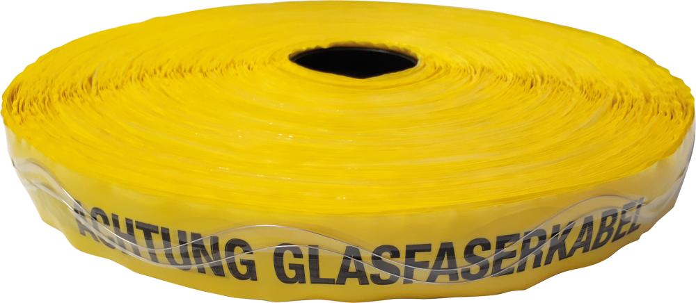 KELMAPLAST Ortungsband 250m Achtung Glasfaserkabel gelb KELMAPLAST Ortungsband 250m Achtung Glasfaserkabel gelb