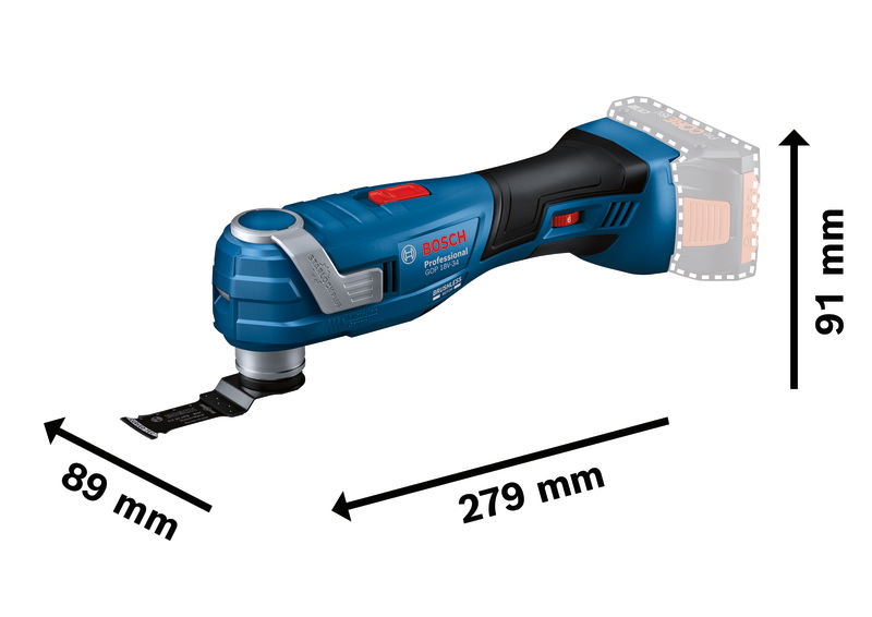 BOSCH Akku-Multi-Cutter GOP 18V-34, Starlock Tauchsägeblätter+diverses Zubehör, L-BOXX