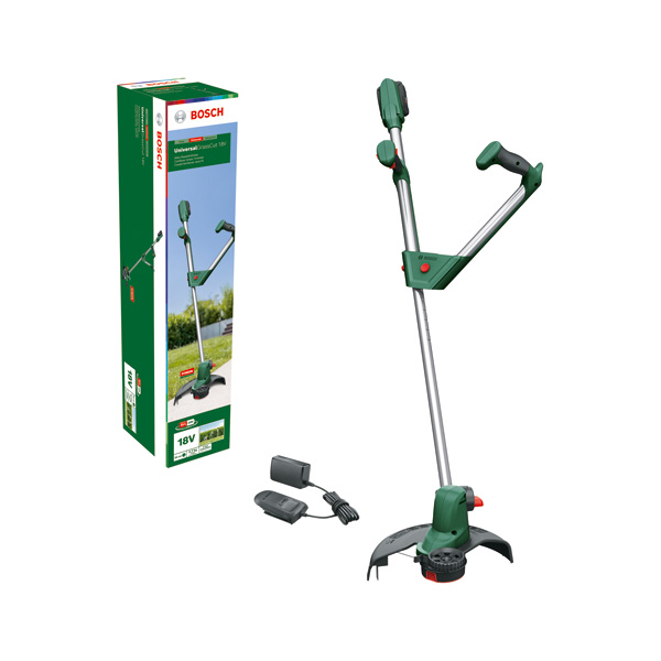 BOSCH Akku-Rasentrimmer UniversalGrassCut 18V-260, 1 x Akku PBA 18V 2.0Ah