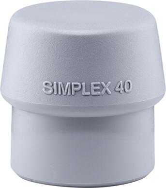 HALDER Schlageinsatz für SIMPLEX-Schonhammer Ø 40 TPE-mid
