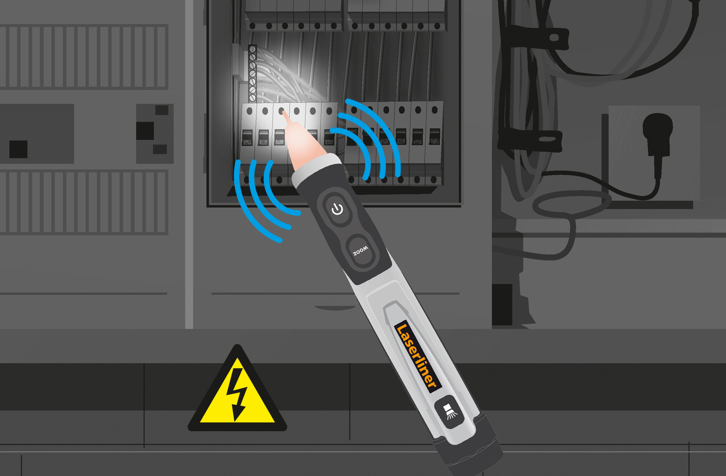 LASERLINER Spannungsprüfer ActiveFinder XP