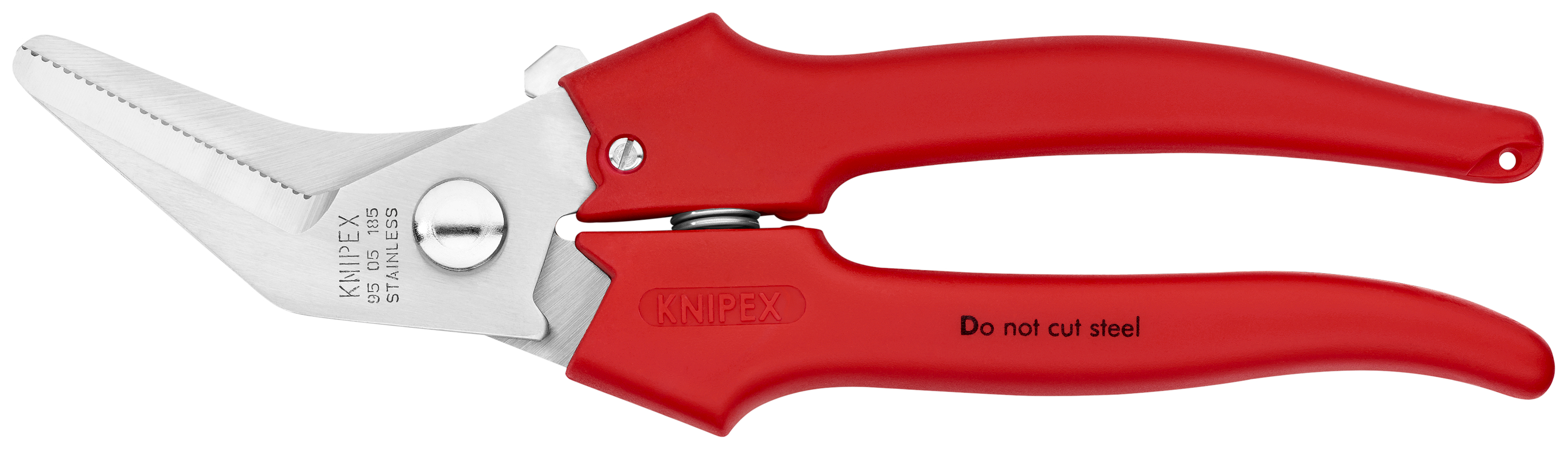 KNIPEX KNIPEX 95 05 185 Kombischere 185 mm mit Kunststoff umspritzt poliert