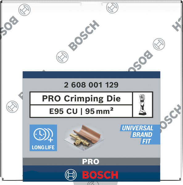 BOSCH PRO Presseinsatz, E95 CU, 95 mm², Kupfere