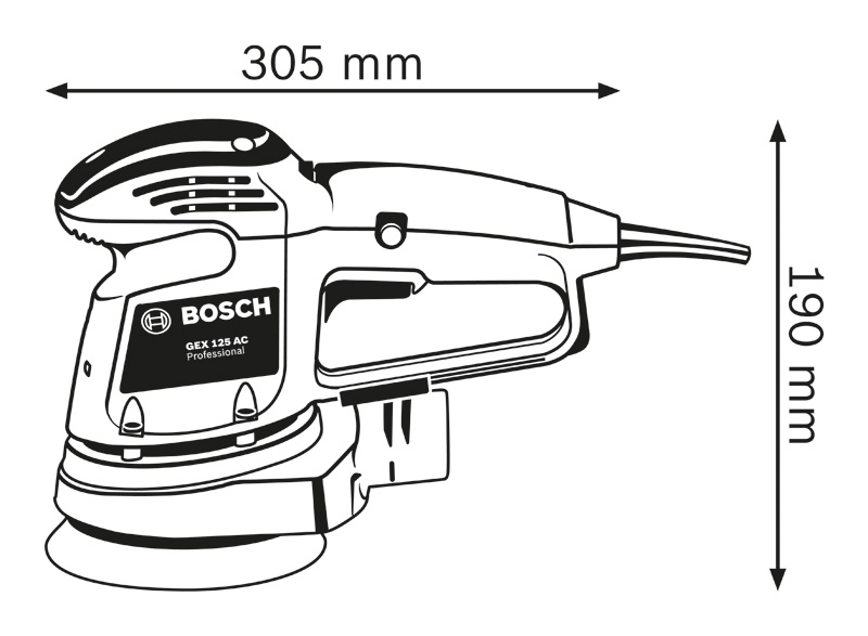 BOSCH Exzenterschleifer GEX 34-125 BOSCH Exzenterschleifer GEX 34-125