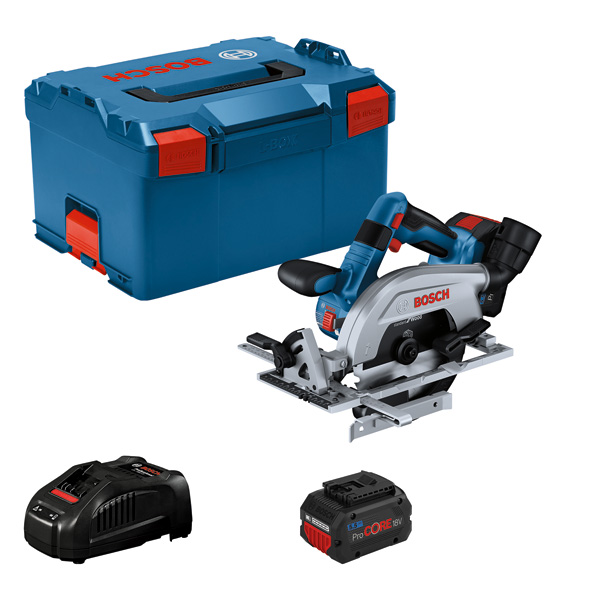 BOSCH Akku-Kreissäge GKS 18V-57-2 L, 2 x Akku ProCORE18V 5.5Ah in L-BOXX BOSCH Akku-Kreissäge GKS 18V-57-2 L, 2 x Akku ProCORE18V 5.5Ah in L-BOXX