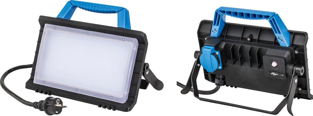 N.A. LED Strahler 24W, mobil Optiline, IP 54 USB-Dose und SchukoDose