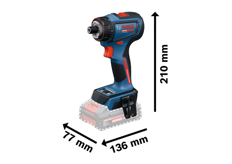 BOSCH EXPERT Akku-Bohrschrauber EXSR18V-90FC, L-BOXX 136