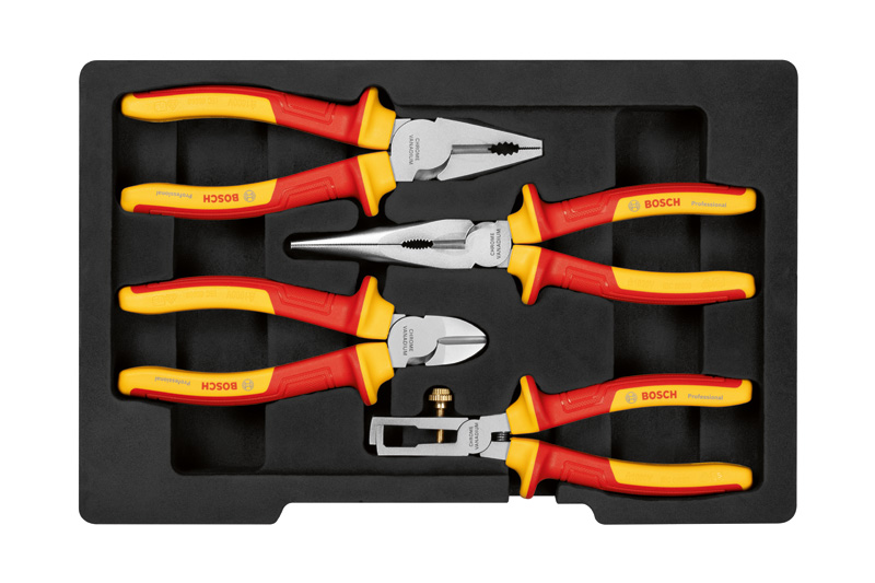 BOSCH VDE-Zangen-Set 4-tlg. BOSCH VDE-Zangen-Set 4-tlg.