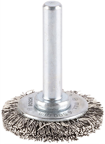 BOSCH PRO Stainless Steel clean Scheibenbürste, gerader Schaft, 30 x 0.3 mm