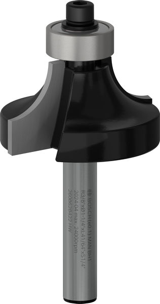 BOSCH PRO Abrundfräser, R 3/8", Schaft 1/4" BOSCH PRO Abrundfräser, R 3/8", Schaft 1/4"