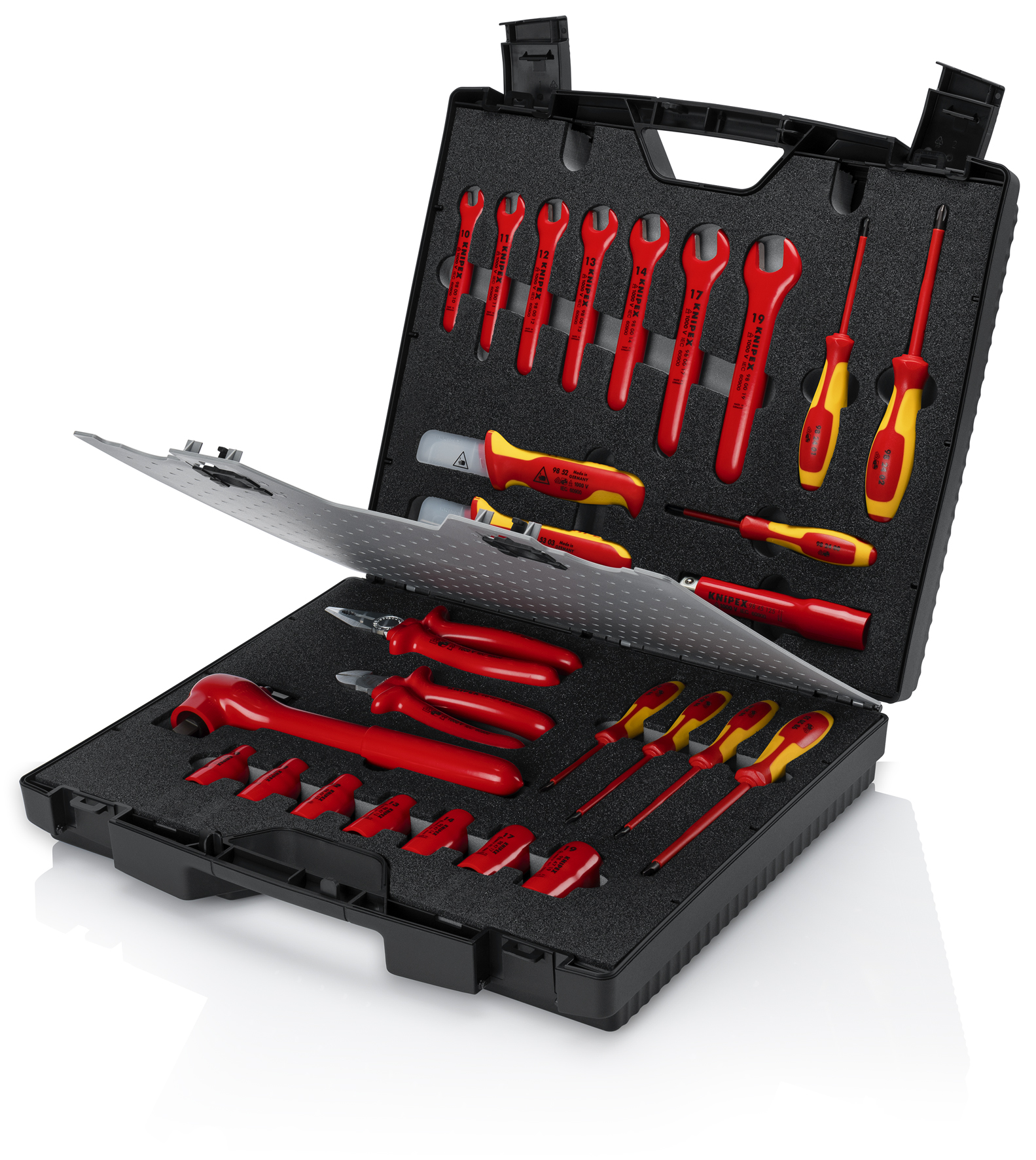 KNIPEX KNIPEX 98 99 12 Standardkoffer 26-teilig 385 mm