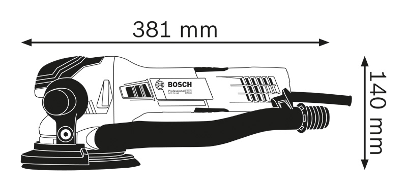 BOSCH Exzenterschleifer GET 75-150 in L-BOXX