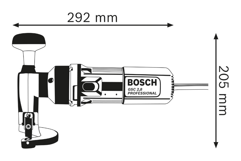 BOSCH Blechschere GSC 2,8