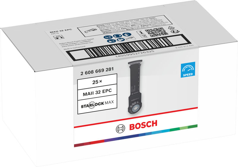 BOSCH MAII 32 EPC Holz Tauchsägeblatt, Starlock, 32 x 80 mm, TU25