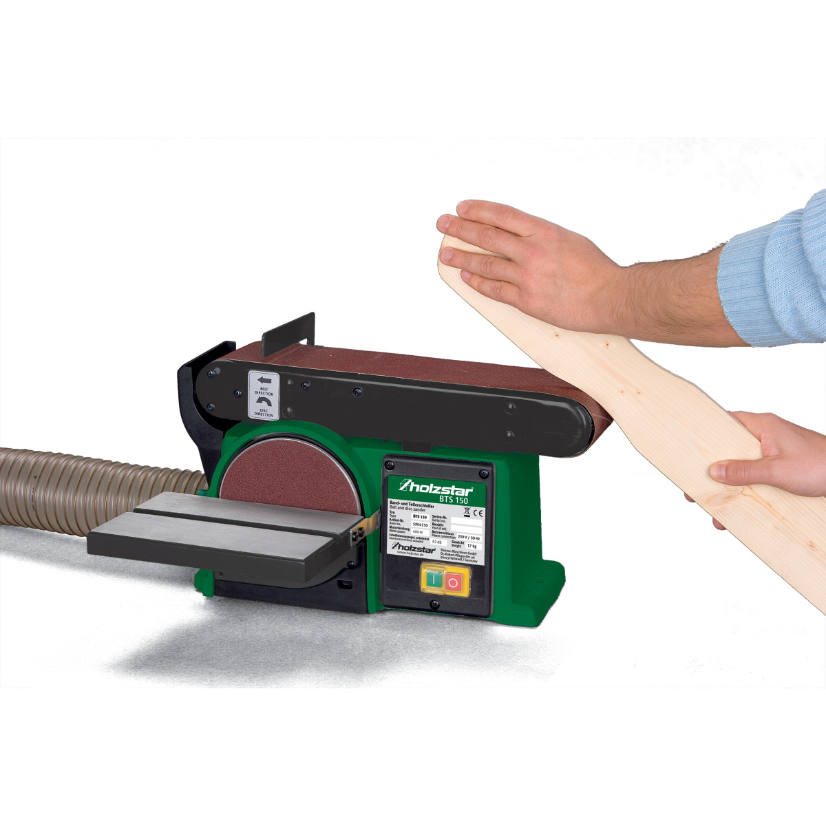 HOLZSTAR Band- und Tellerschleifmaschine BTS 150