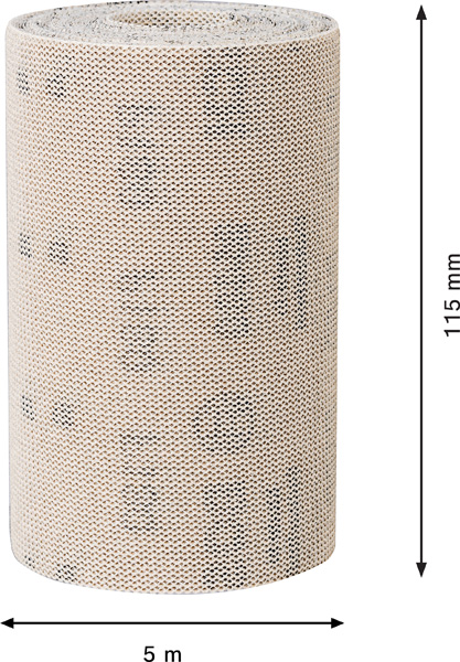 BOSCH EXPERT M480 Schleifnetzrolle, 115x5000mm, K180 BOSCH EXPERT M480 Schleifnetzrolle, 115x5000mm, K180