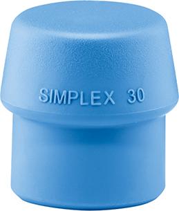 HALDER Simplex-Einsatz TPE-soft, blau, Ø30mm HALDER Simplex-Einsatz TPE-soft, blau, Ø30mm
