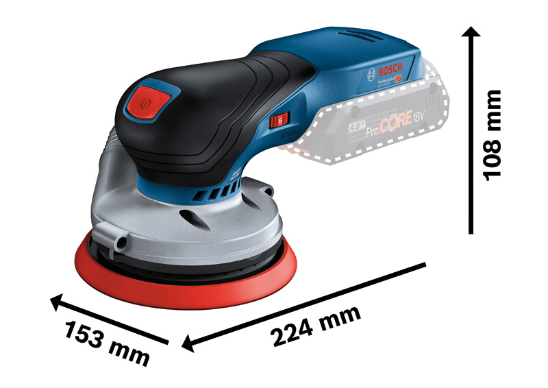 BOSCH Akku-Exzenterschleifer GEX 18V-125 in L-BOXX BOSCH Akku-Exzenterschleifer GEX 18V-125 in L-BOXX