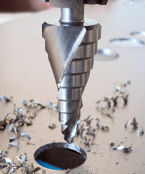 BOSCH Stufenbohrer HSS, für Kabelverschraubungen, M10-M40, 10 mm, 125,5 mm, 16 Stufen