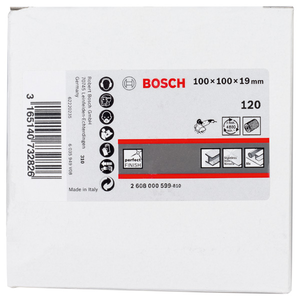 BOSCH Lamellenschleifwalze, 19 mm, K 120, 100 mm BOSCH Lamellenschleifwalze, 19 mm, K 120, 100 mm