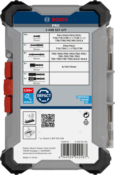 BOSCH PRO Impact Schrauberbit Set, 35-tlg.