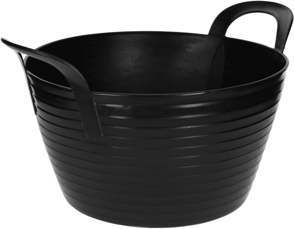 EDE Flexibler Trog FlexBag schwarz 12 ltr.