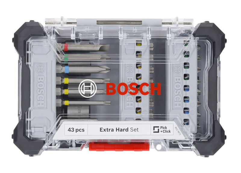 BOSCH Extra Hard Schrauberbit-Set, 43-tlg.