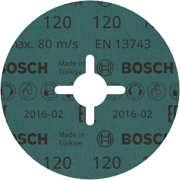 BOSCH PRO R574 Fiberscheibe, 115 mm, G120 BOSCH PRO R574 Fiberscheibe, 115 mm, G120