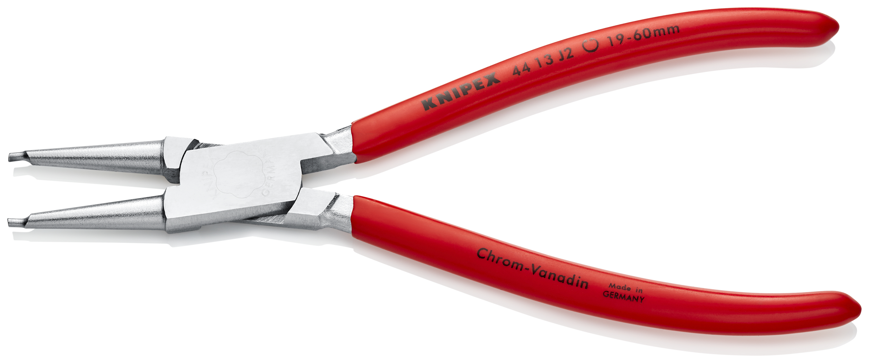 KNIPEX KNIPEX 44 13 J2 Sicherungsringzange für Innenringe in Bohrungen 180 mm verchromt mit Kunststoff überzogen