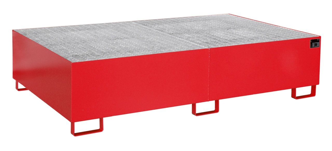 BAUER Regalwanne RW-GR 2200-2, lackiert, Feuerrot