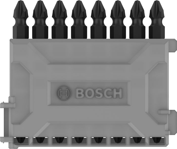 BOSCH PRO Impact Schrauberbit mit Doppelklingen und Pick and Click, PH2, 65 mm, 8-tlg.