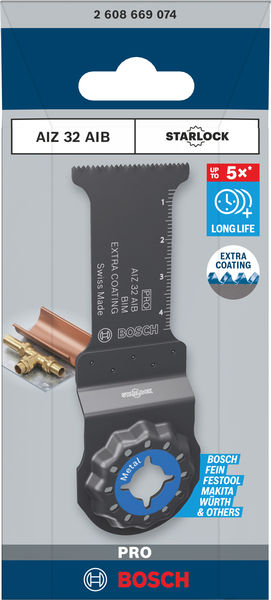 BOSCH PRO AIZ 32 AIB Blatt für Multifunktionswerkzeuge, 32 x 50 mm