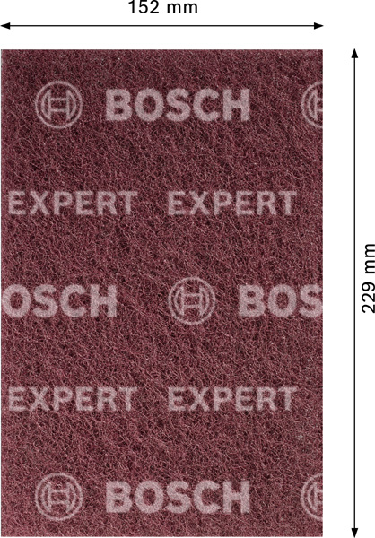 BOSCH EXPERT N880 Vliespad, 152x229mm, Mittleres AlOx