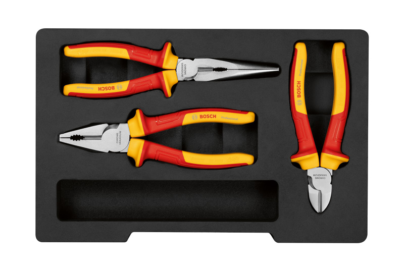 BOSCH VDE-Zangen-Set 3-tlg.