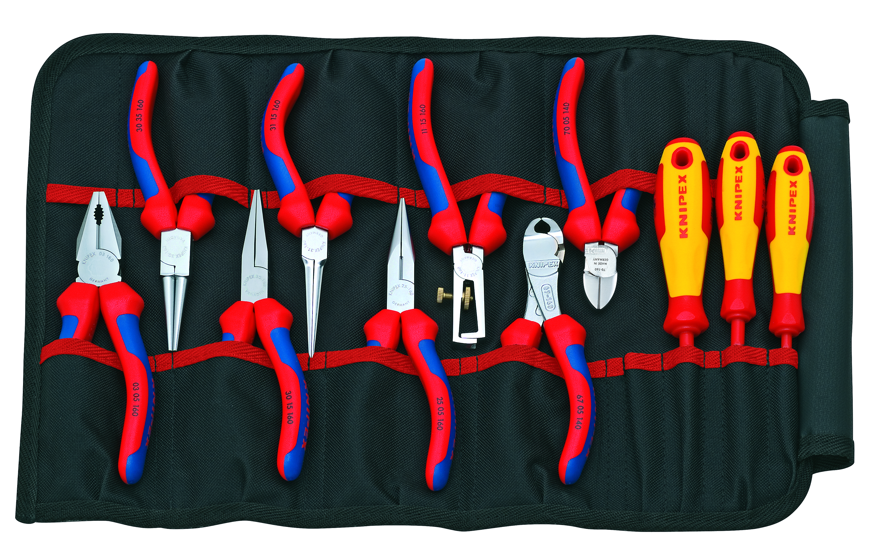 KNIPEX KNIPEX 00 19 41 Werkzeug-Rolltasche 11-teilig 290 mm KNIPEX KNIPEX 00 19 41 Werkzeug-Rolltasche 11-teilig 290 mm
