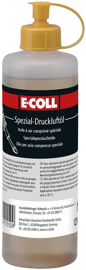 E-COLL Spezial-Druckluftöl 125ml Flasche E-COLL E-COLL Spezial-Druckluftöl 125ml Flasche E-COLL