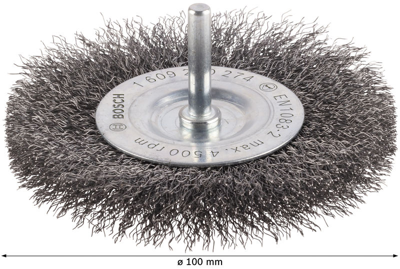 BOSCH PRO Metal clean Scheibenbürste, zylindrischer Schaft, 100 x 0,2 mm BOSCH PRO Metal clean Scheibenbürste, zylindrischer Schaft, 100 x 0,2 mm
