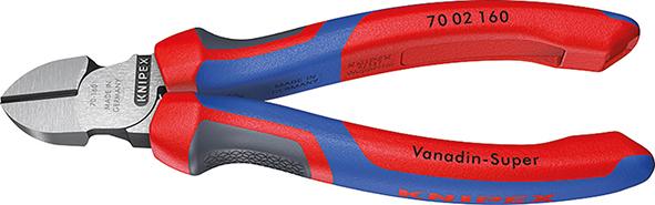 KNIPEX Seitenschneider schwarz atramentiert 160 mm